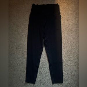 Aerie crossover leggings with pockets